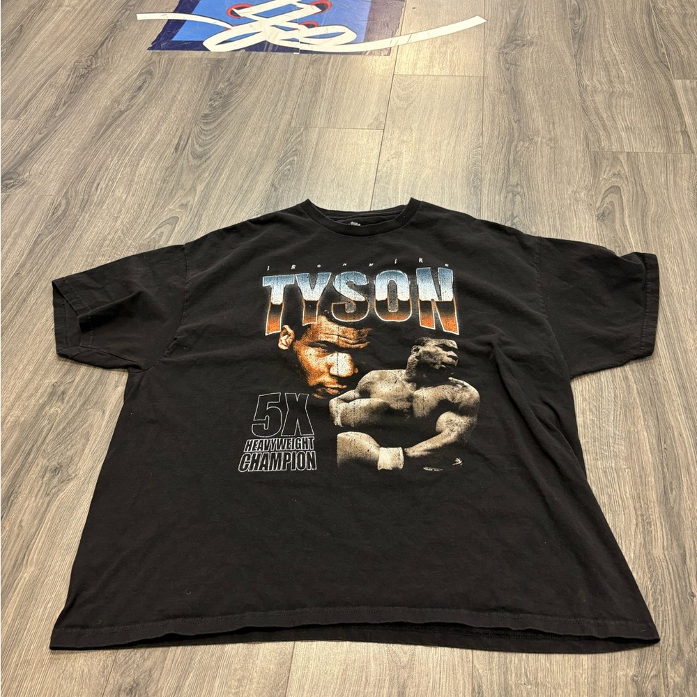 Tyson Graphic Men's Black T-Shirt